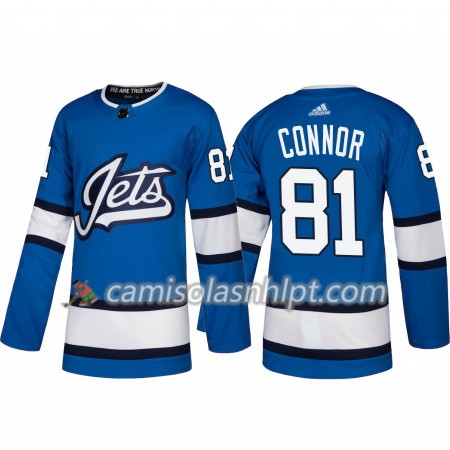 Camisola Winnipeg Jets Kyle Connor 81 Adidas 2018-2019 Alternate Authentic - Homem